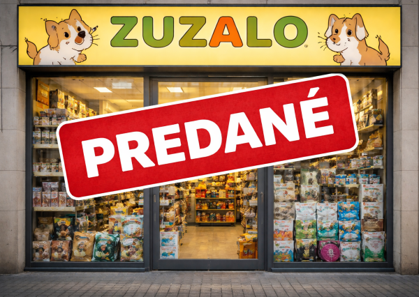 🐾 Na predaj zabehnutá predajňa chovateľských potrieb