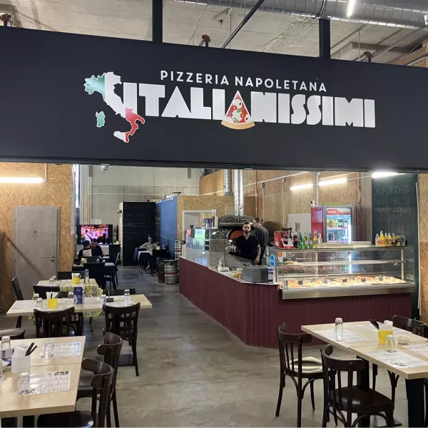 Zabehnutá pizzeria Italianissimi v srdci Fresh Marketu – Bratislava