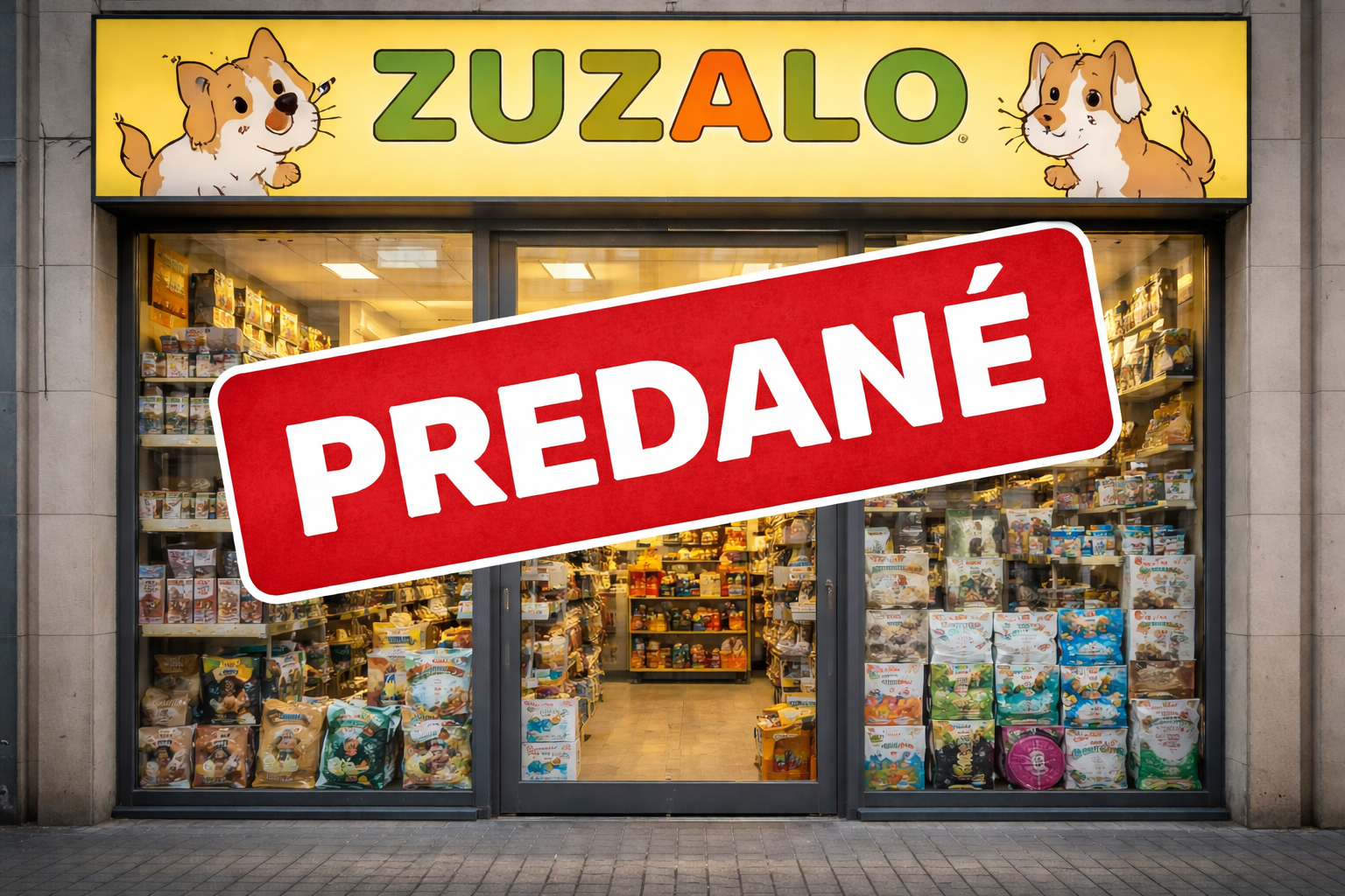🐾 Na predaj zabehnutá predajňa chovateľských potrieb